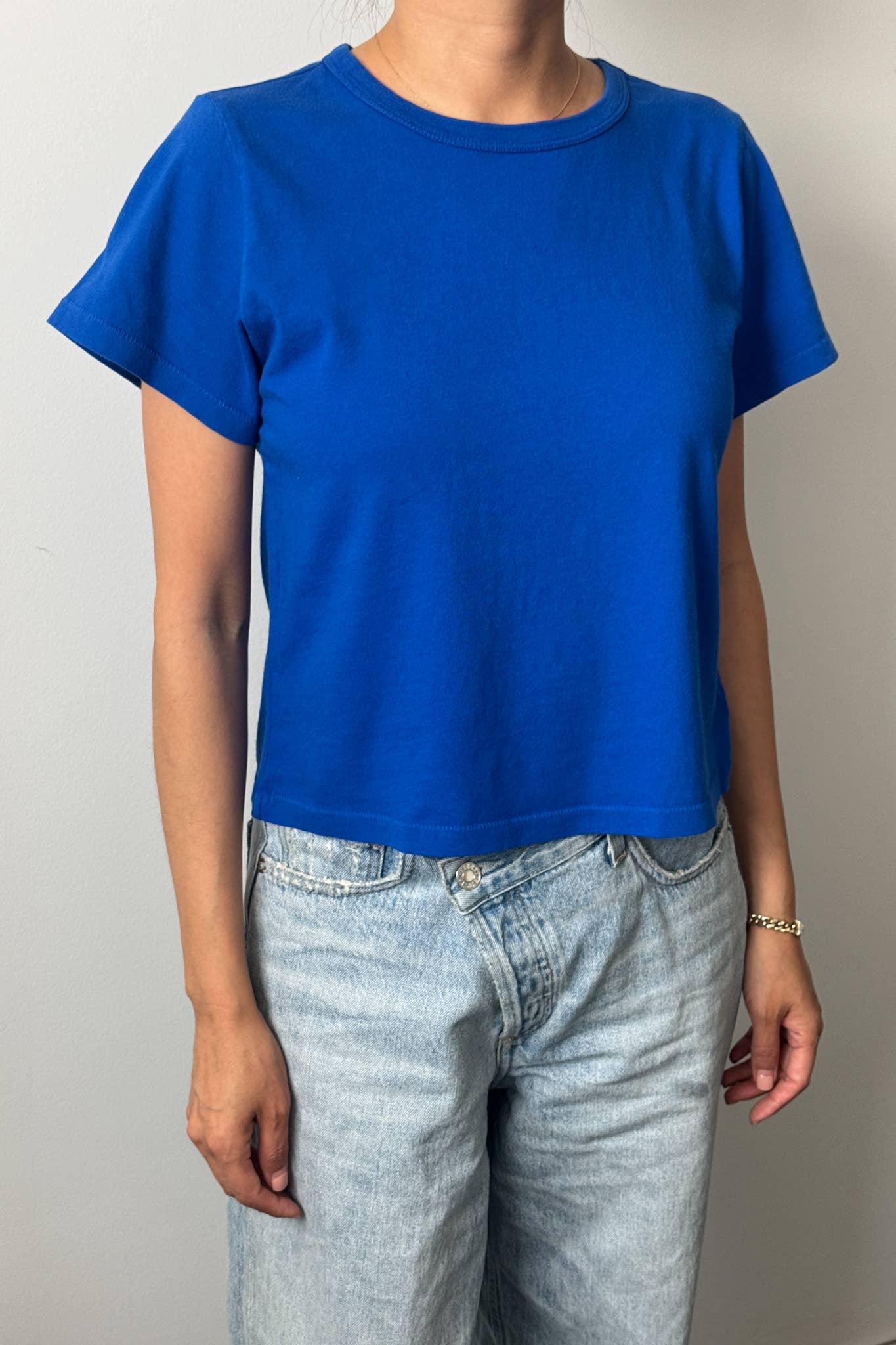 The Little Boy Tee: Cobalt