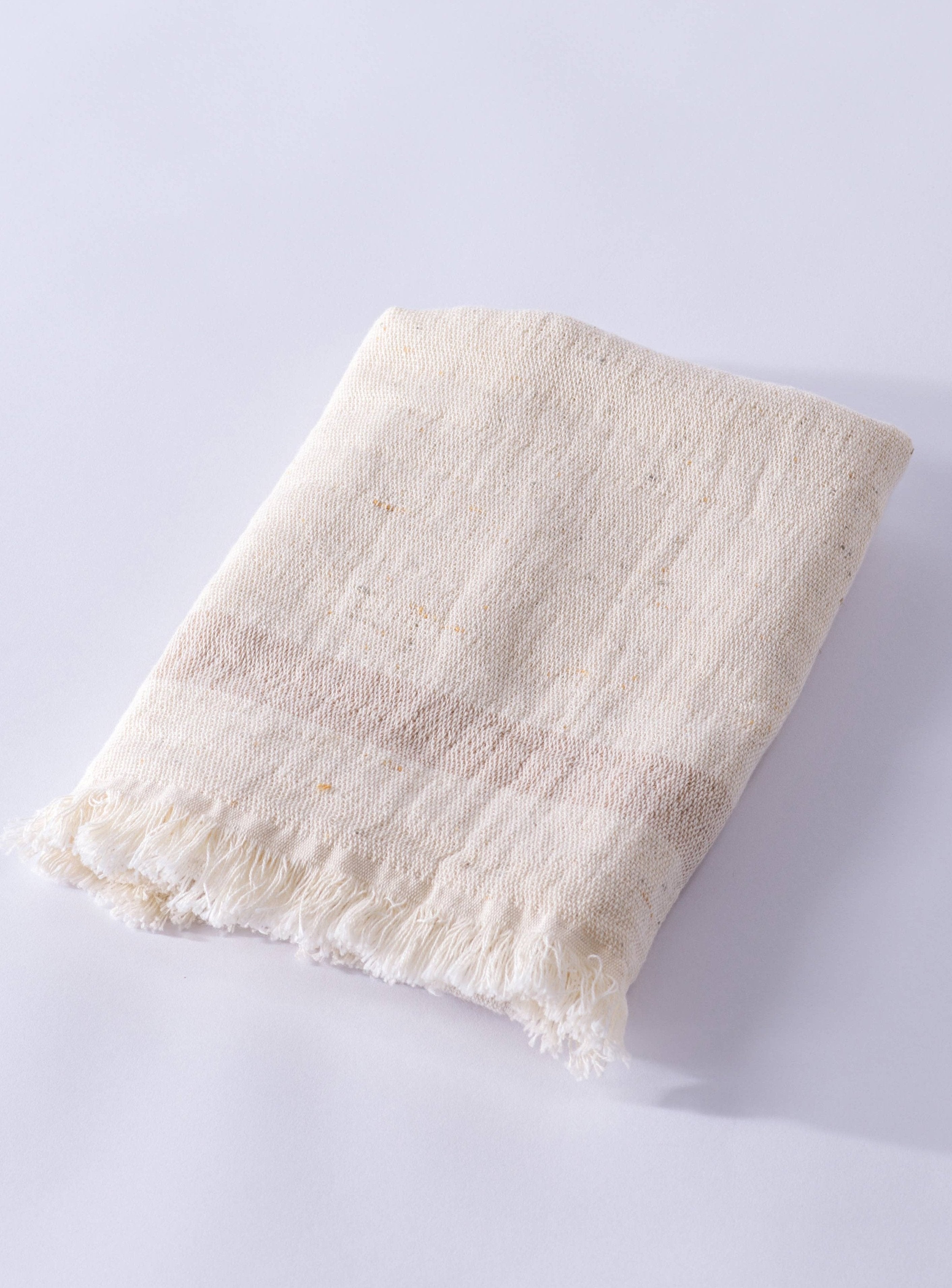 Muslin Hand Towel: Tan