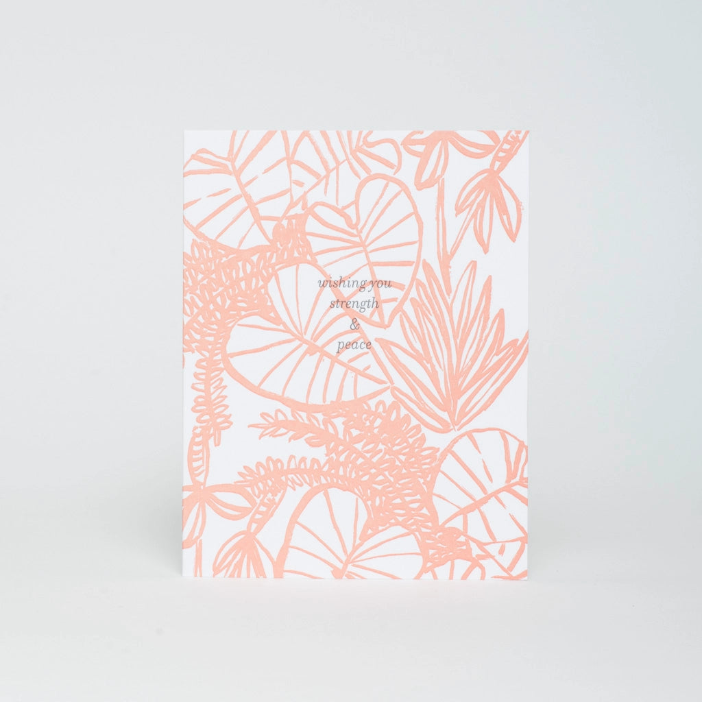 Strength & Peace Sympathy Card