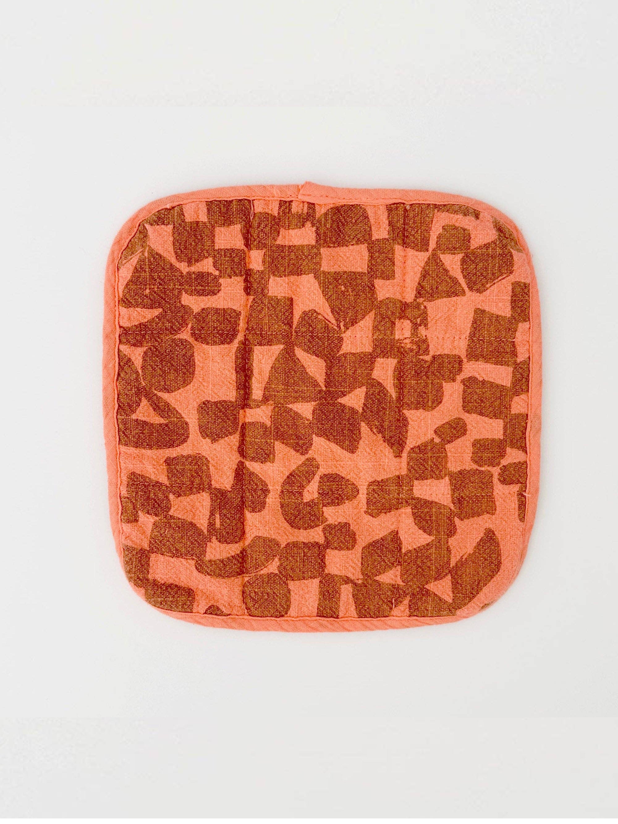 Jenny Pennywood Potholder Amber Checks