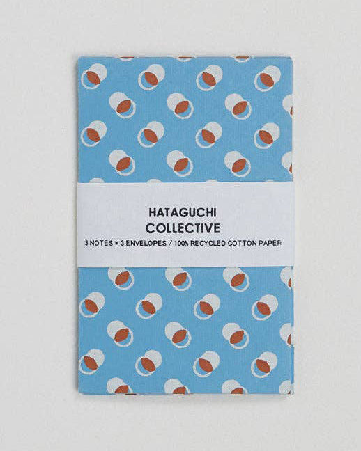 Hataguchi Small Notecard Set -Temari Blue