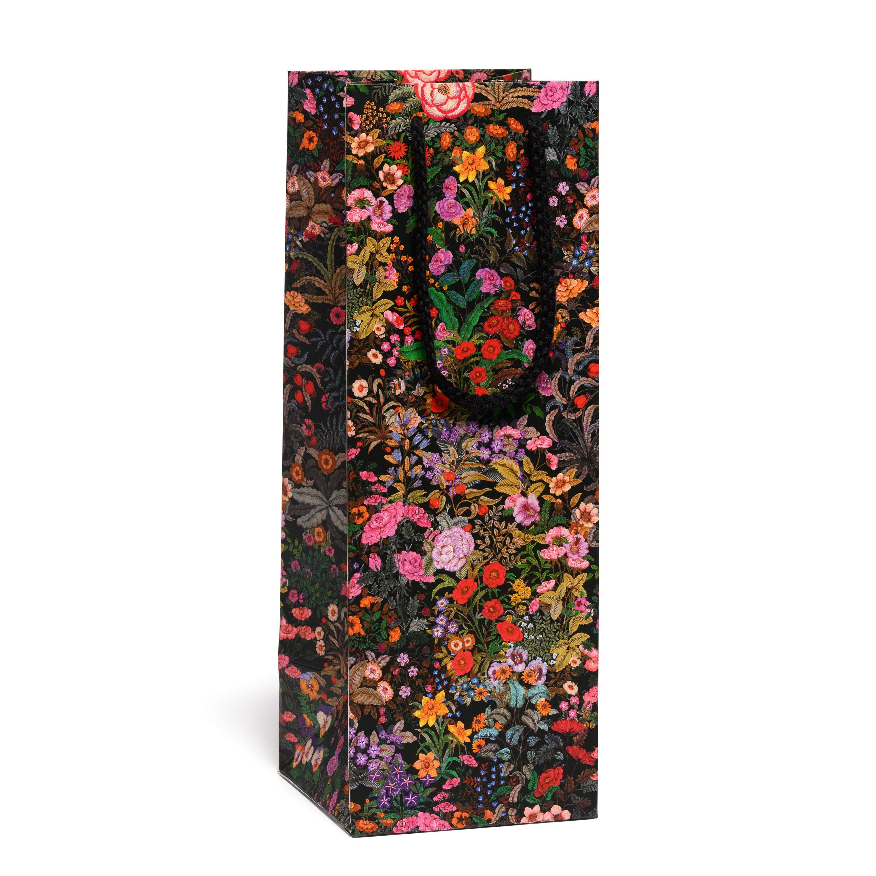 Meadow Black Wine Bag