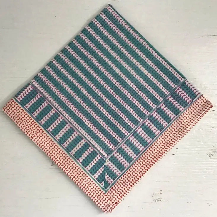 Cotton Block Printed Napkins