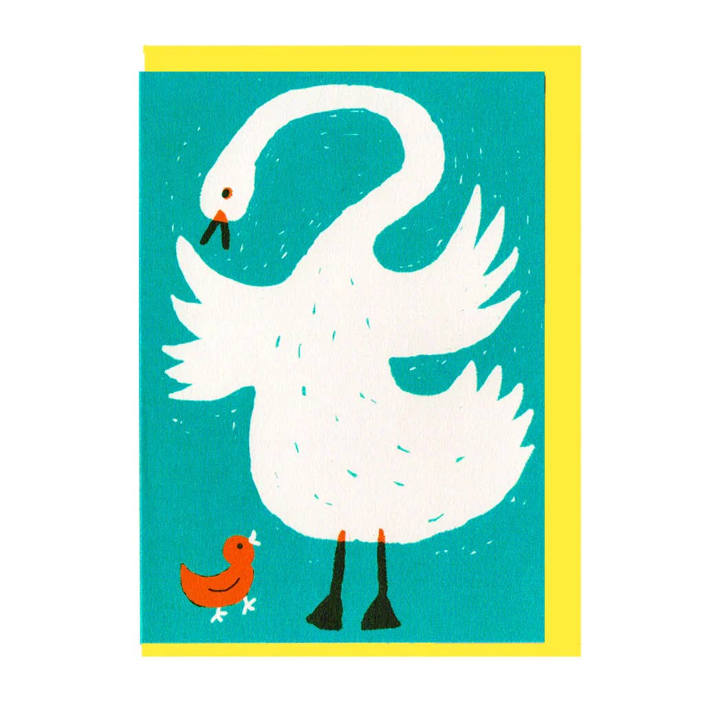 Swan & Cygnet Card