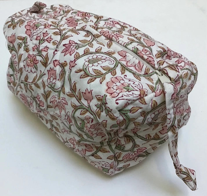 Quilted Cosmetic Bag