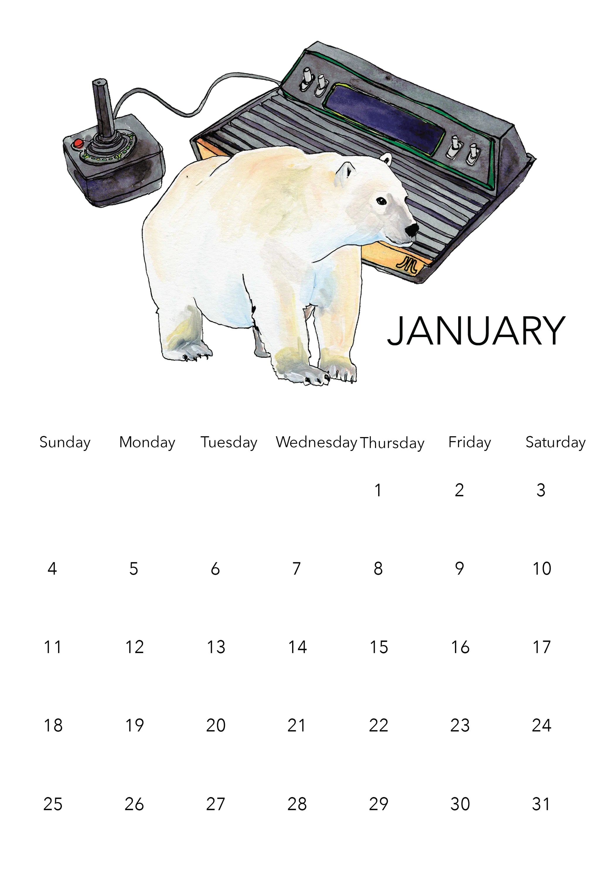 Endangered Species and Technology: 2026 Calendar