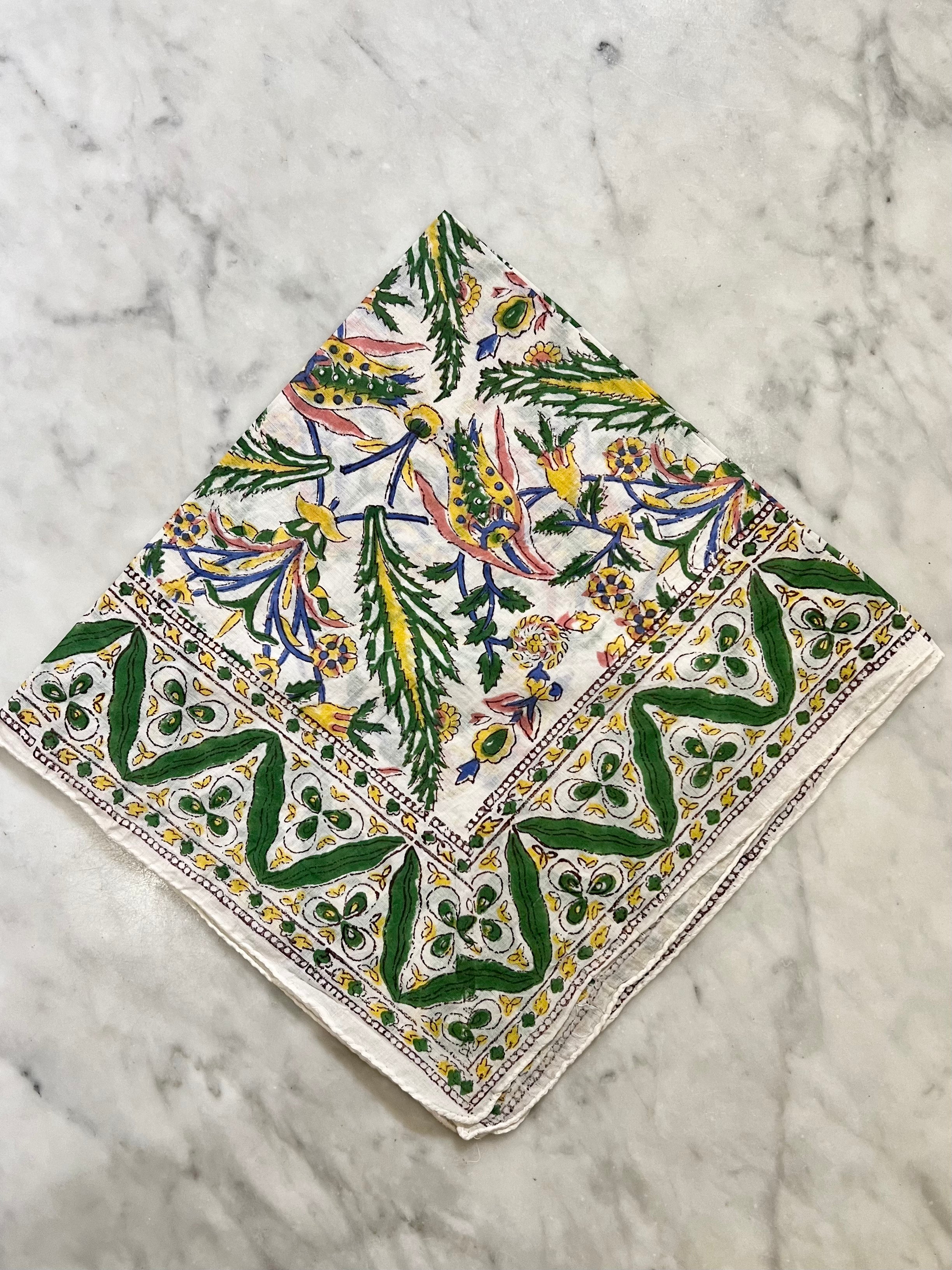 Block Printed Kerchief
