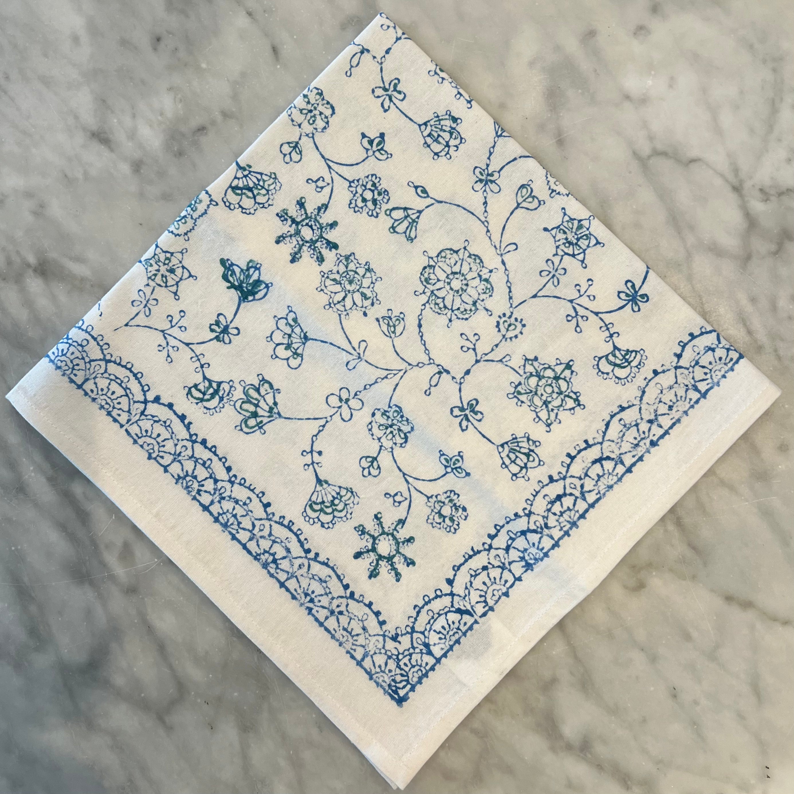 Cotton Block Printed Napkins