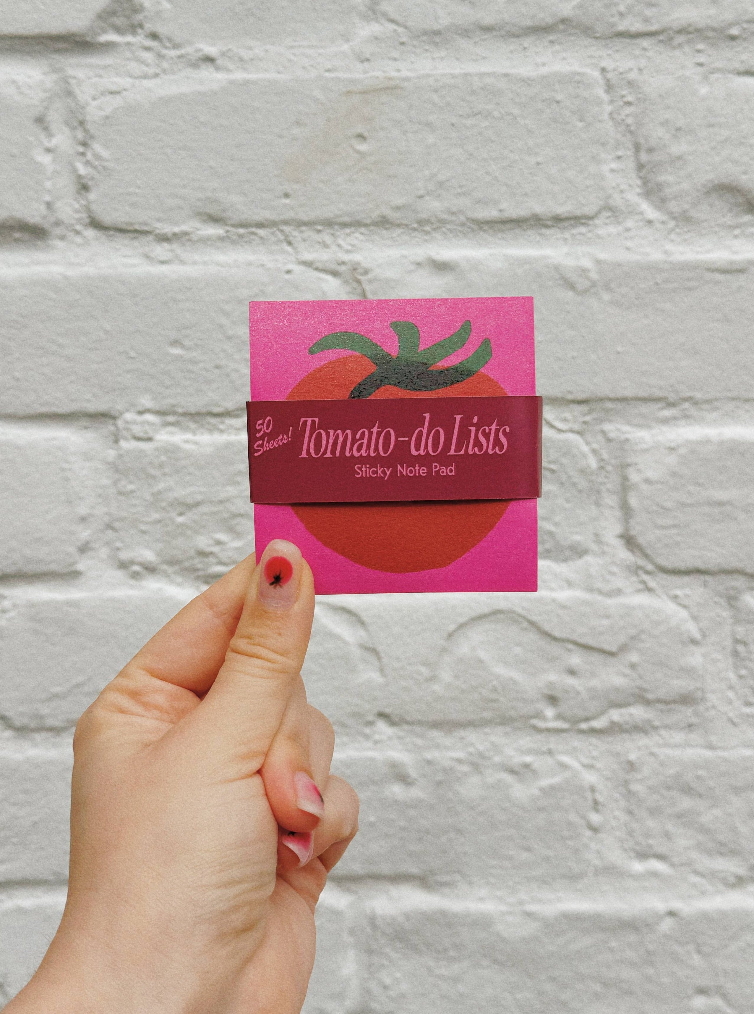 Tomato Sticky Notes