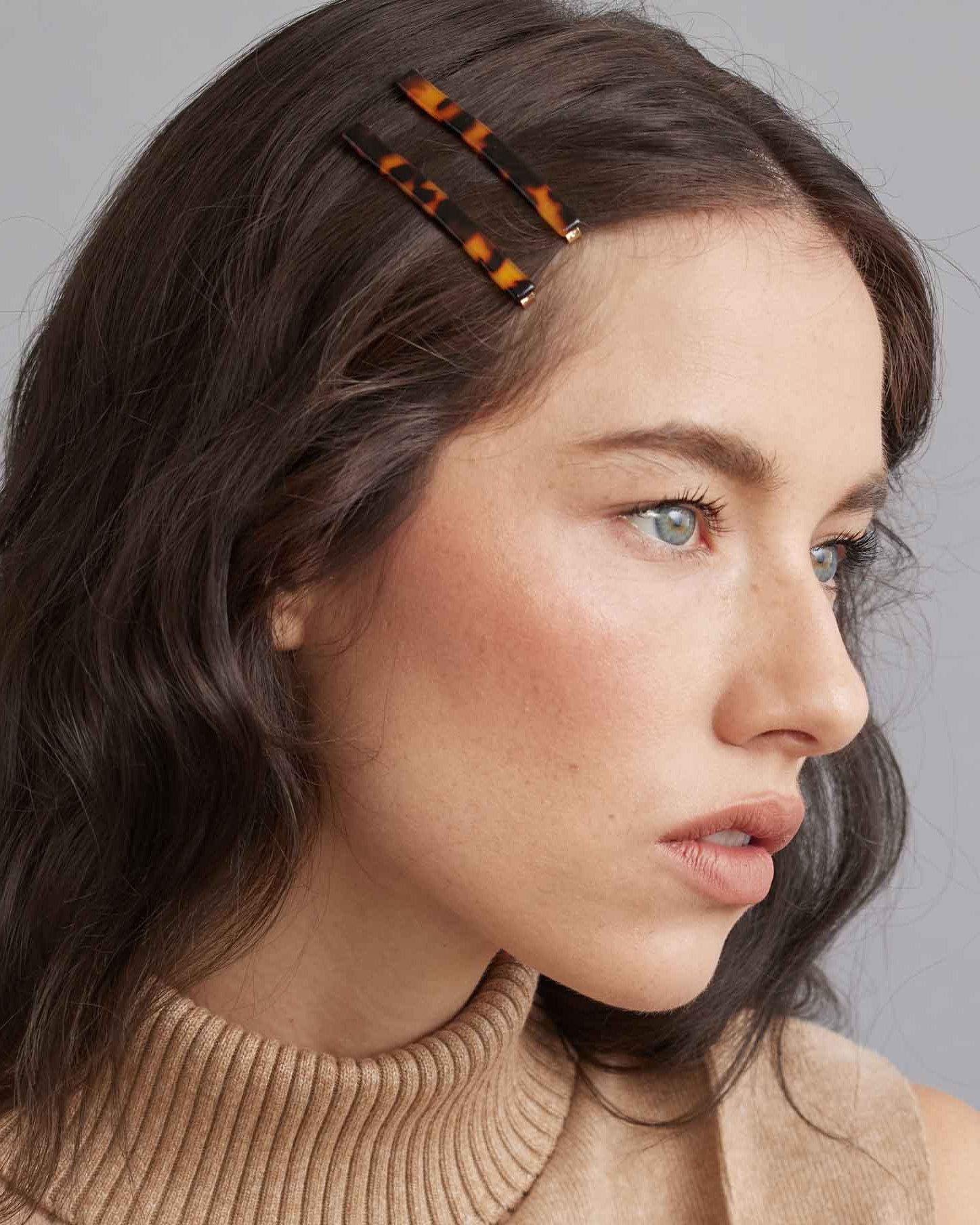 Simple Bobby Pin Set: Red