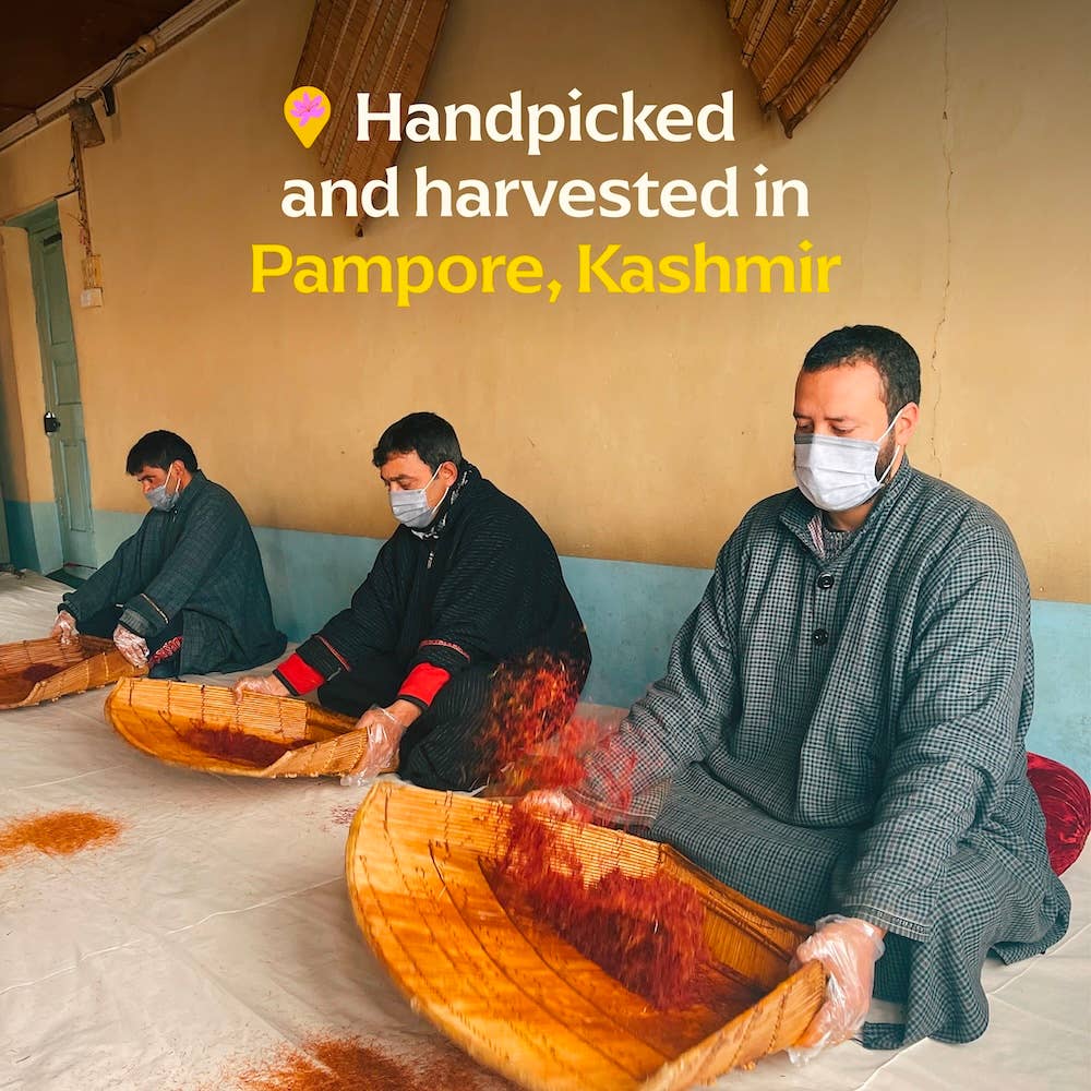 Kashmiri Saffron (Grade A Threads) - Single-Origin Spice