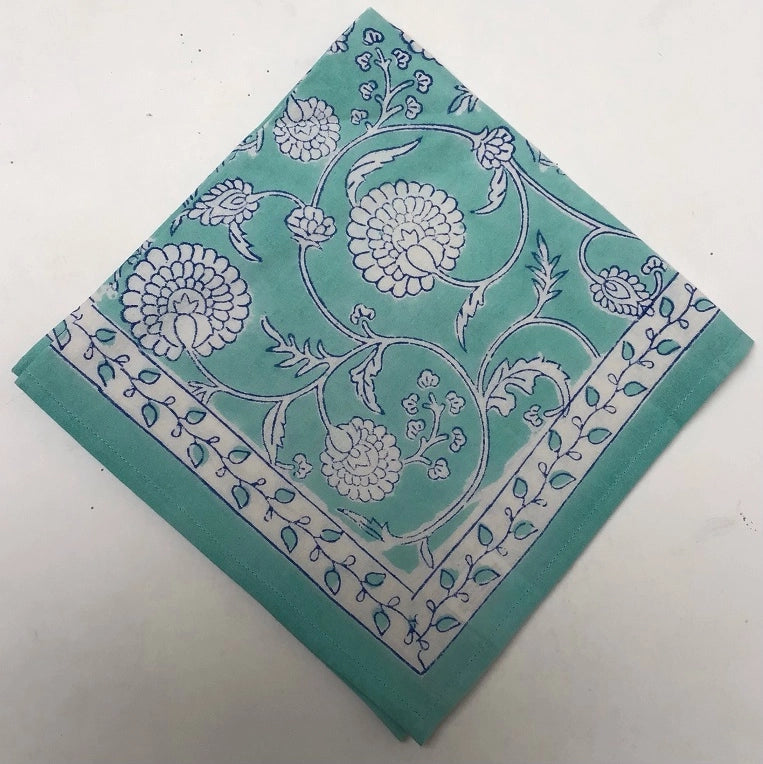 Cotton Block Printed Napkins