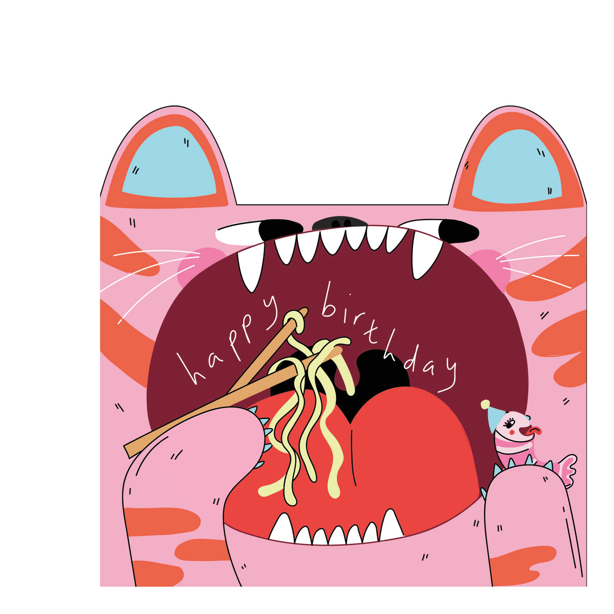 Tiger Noodles Card