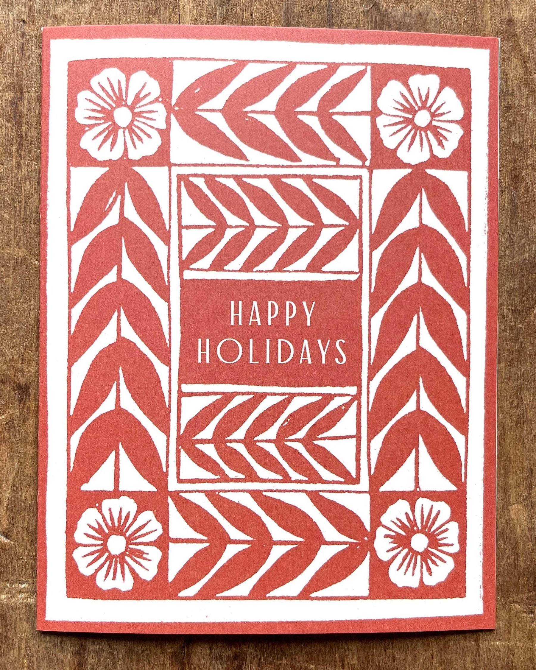 Happy Holidays Quilt Card