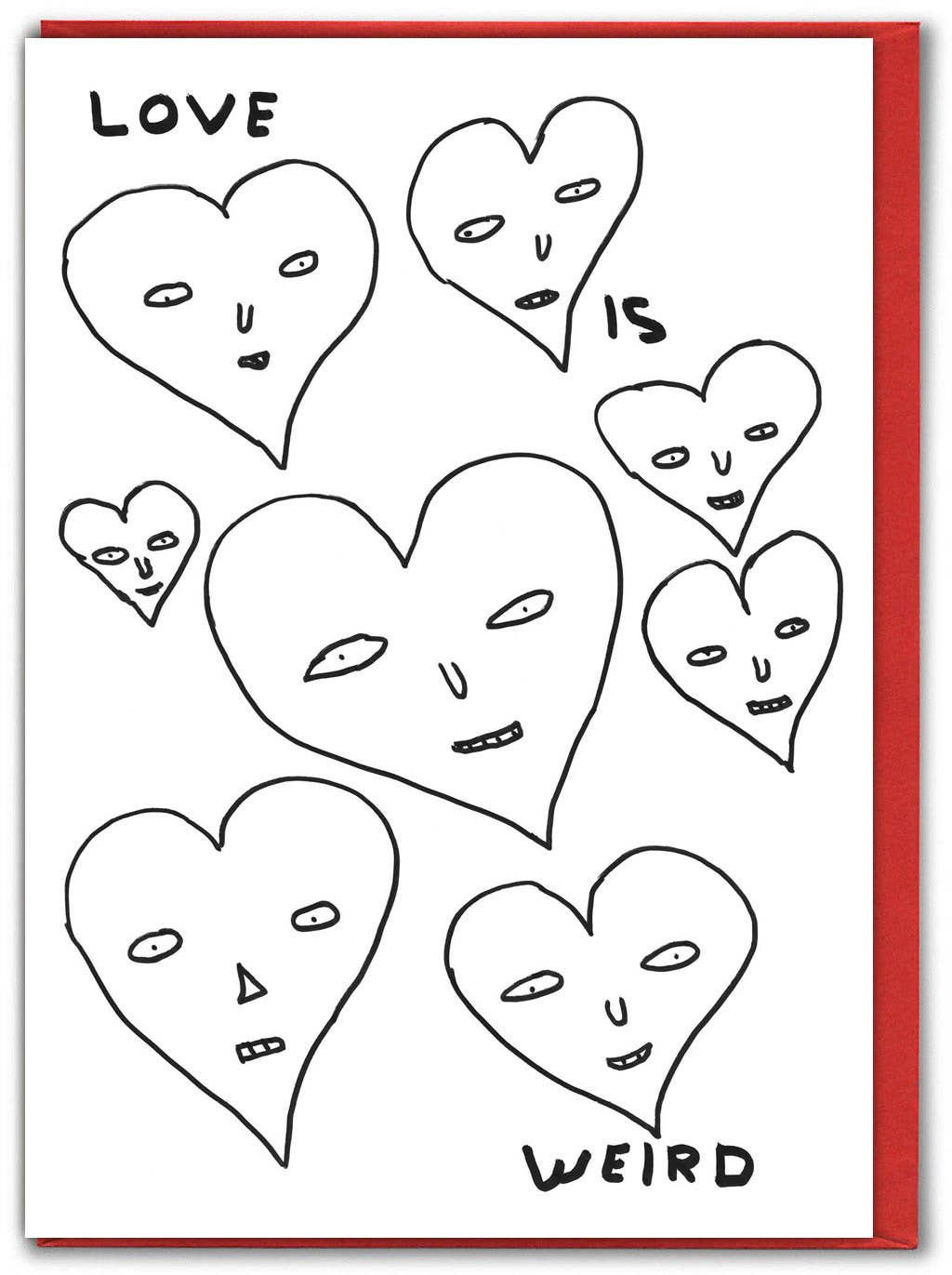 Love Is Weird Card