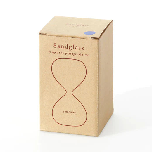 Colored Glass Hourglass - 5 Minute Clear