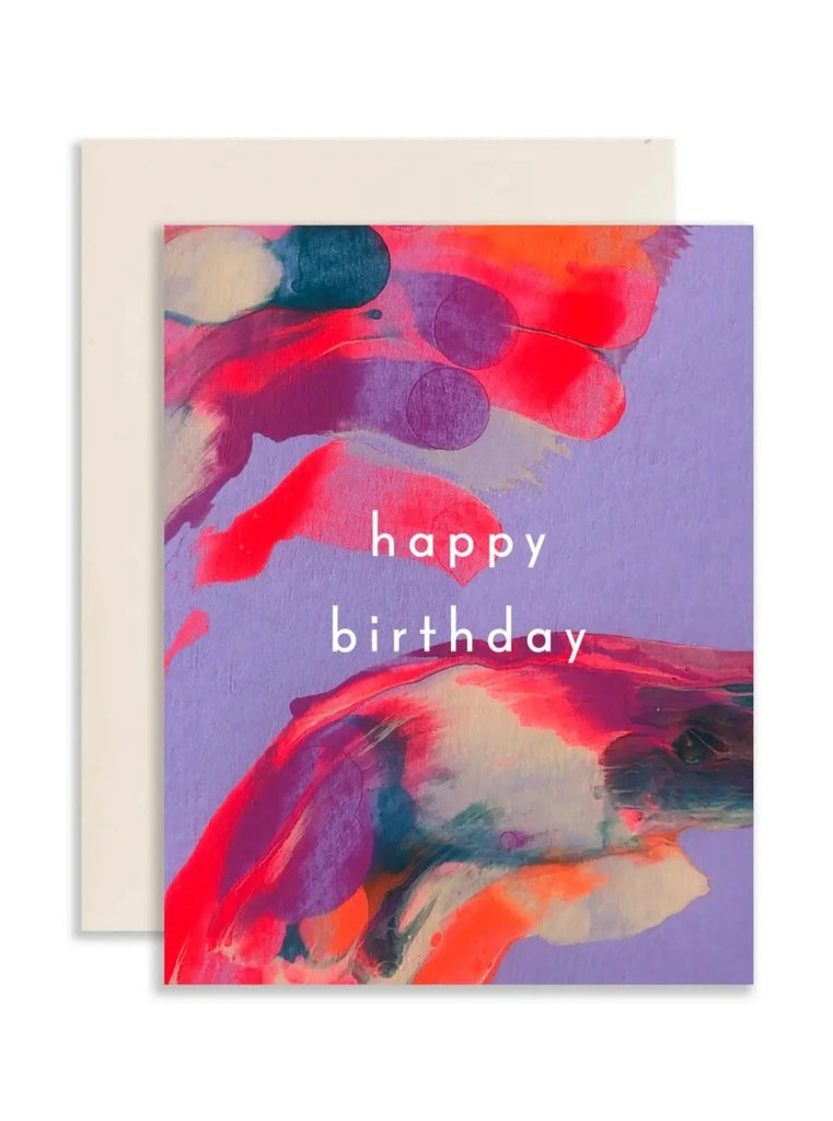 Orchid Birthday Card