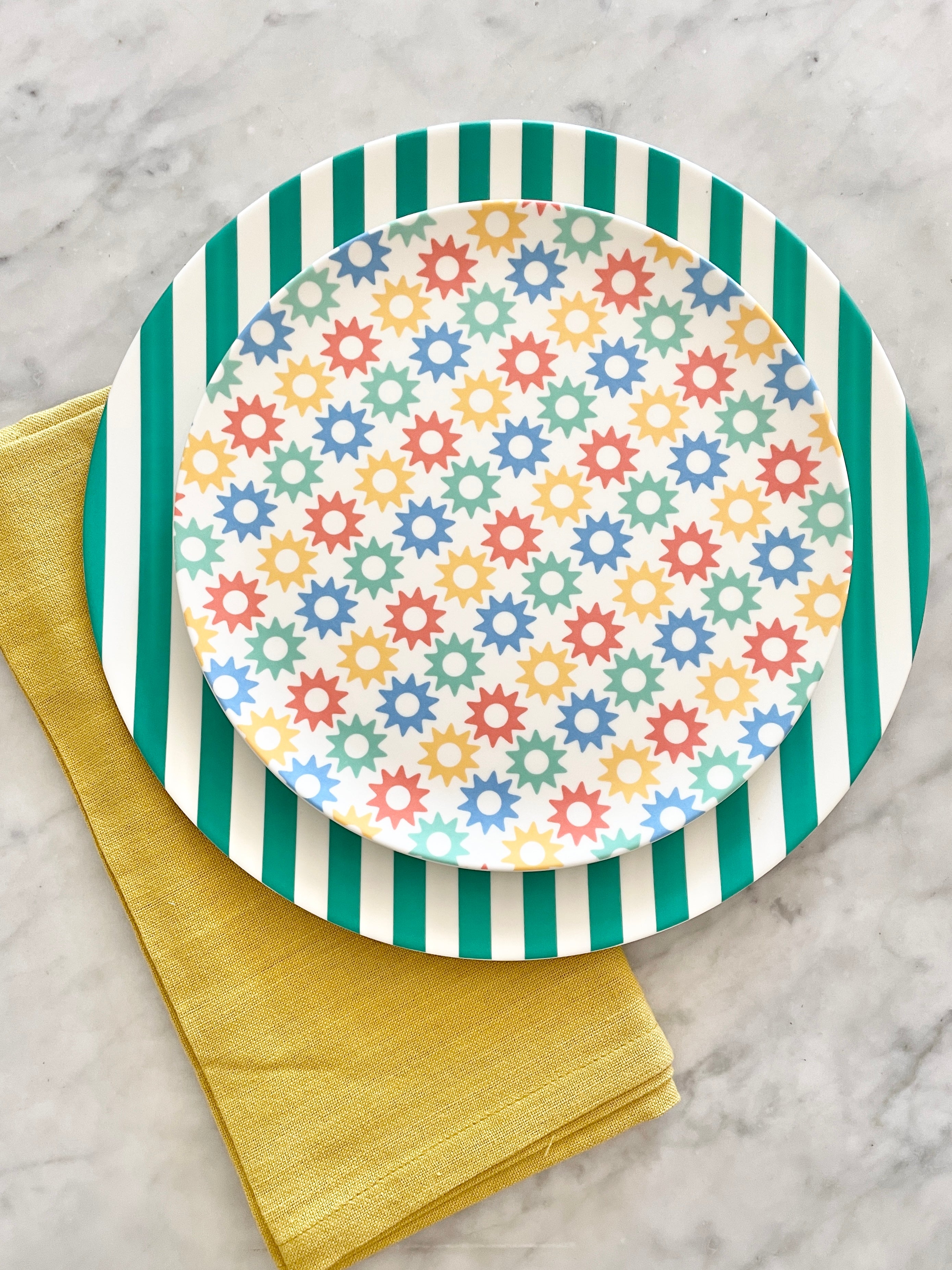 Bamboo Dinner Plates 10"