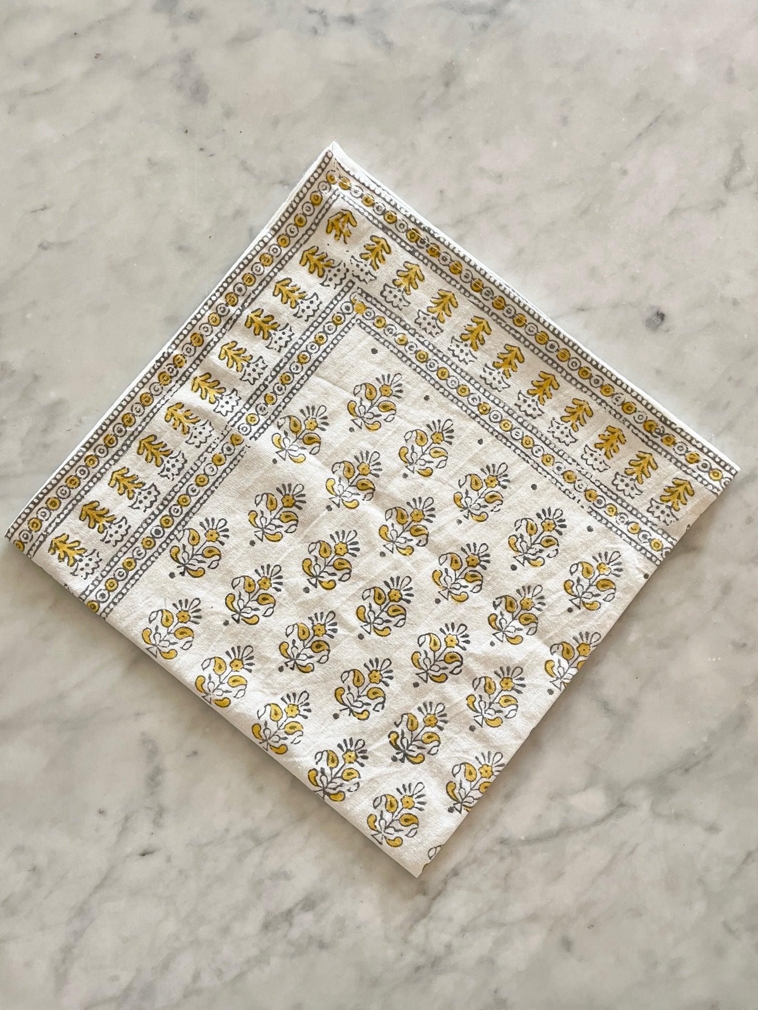 Cotton Block Printed Napkins