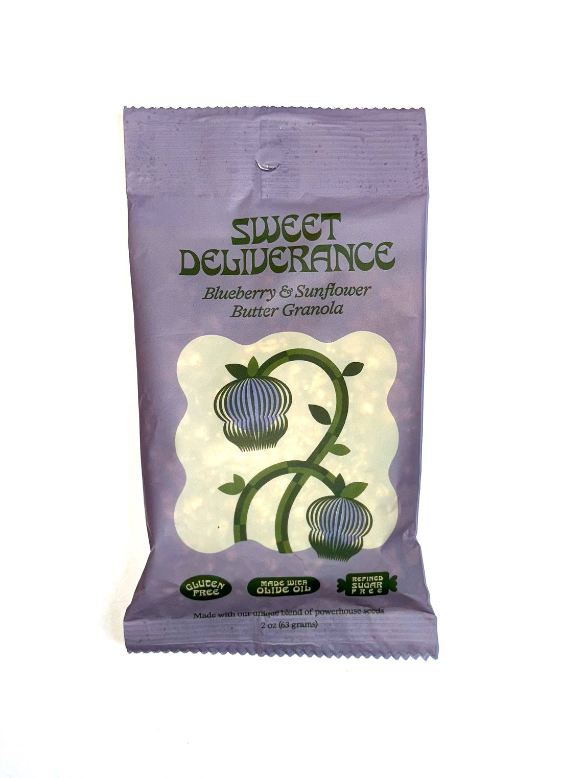 Blueberry &amp; Sunflower Butter Granola 2oz Bag