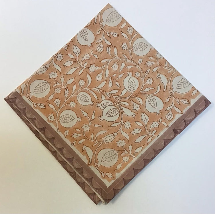 Cotton Block Printed Napkins