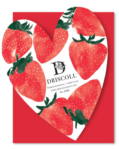Strawberry Heart Card