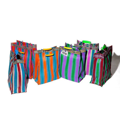 Stripe Bag - Rectangle: Red x Blue