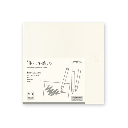 Midori MD Notebook - Cotton A5 Square Blank