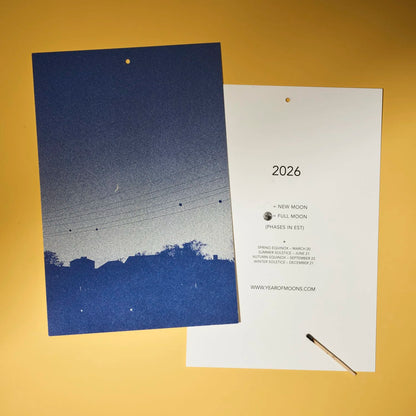 Year of Moons 2026 Calendar