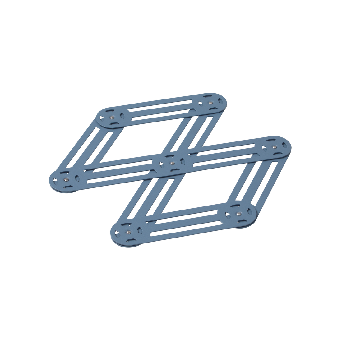 Expandable Metal Trivet: Pastel Blue