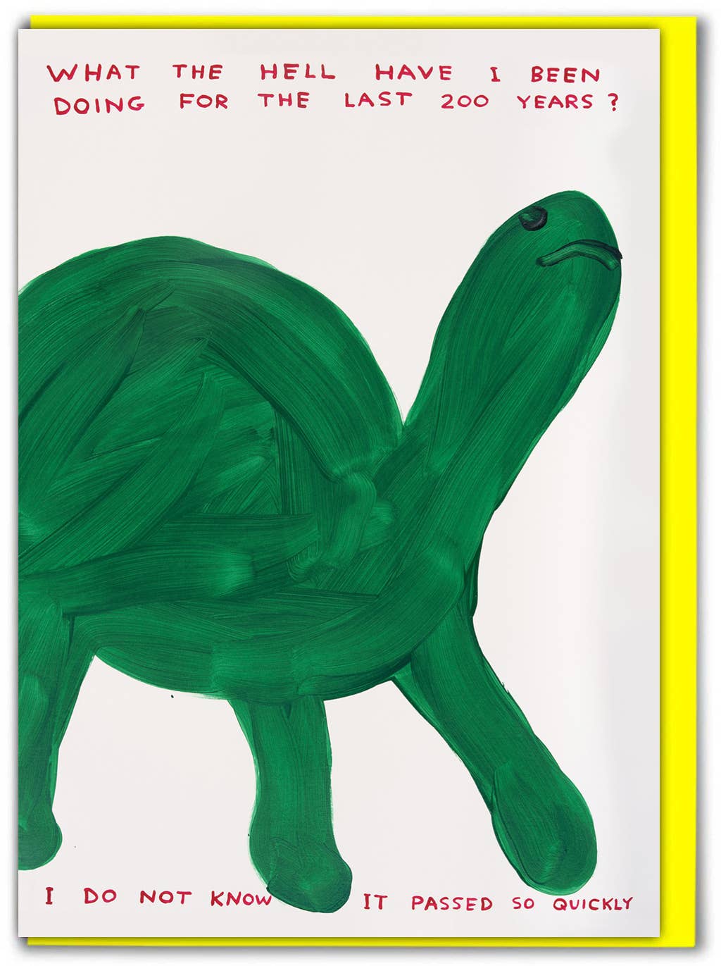 200 Years Tortoise Card