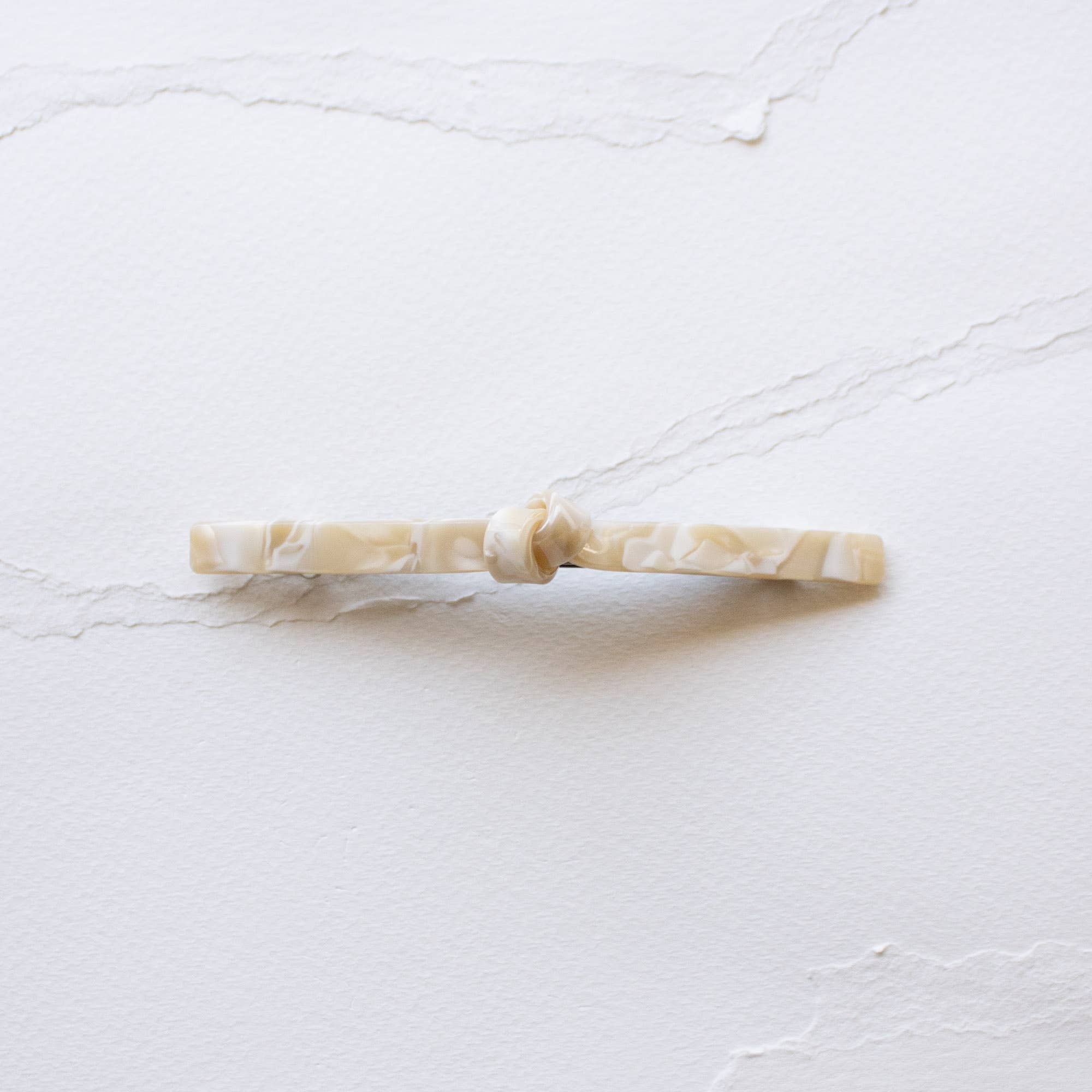 French Twist Hair Barrette: Taupe Mix