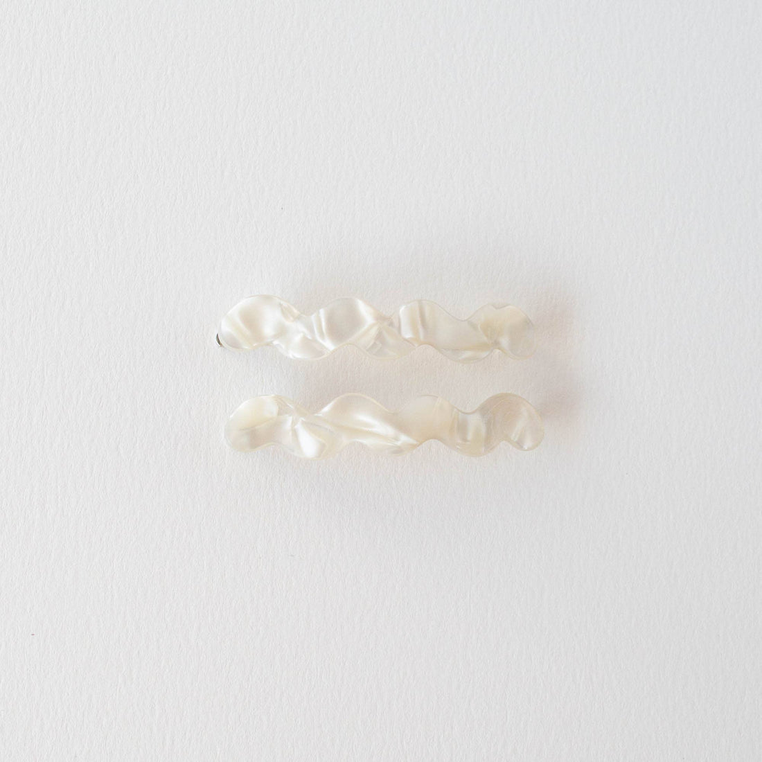 Wave Hair Pin Set - Cloud