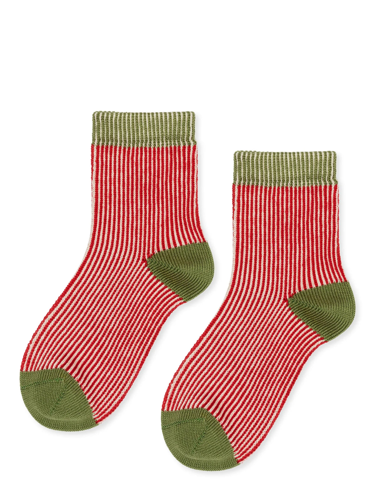Umbrella Short Crew Sock - Red