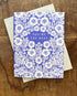 Greeting card with floral design and text reading "You&