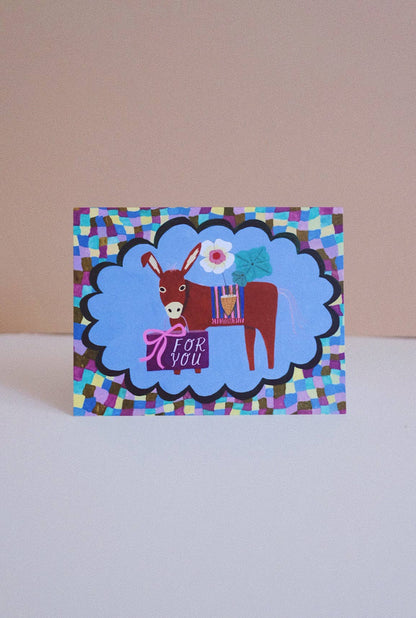 For You Donkey Card