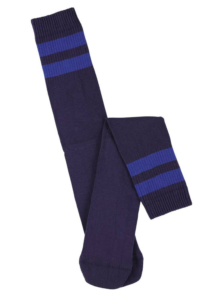 Stripe Tube Socks - Blue &amp; Purple