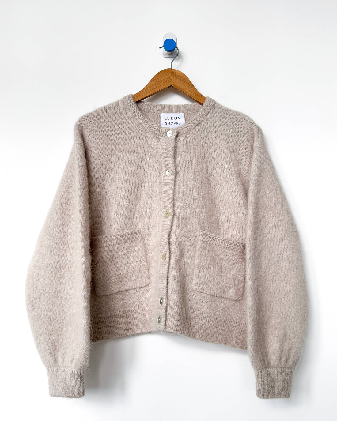 Amélie Alpaca Cardigan - Smoke