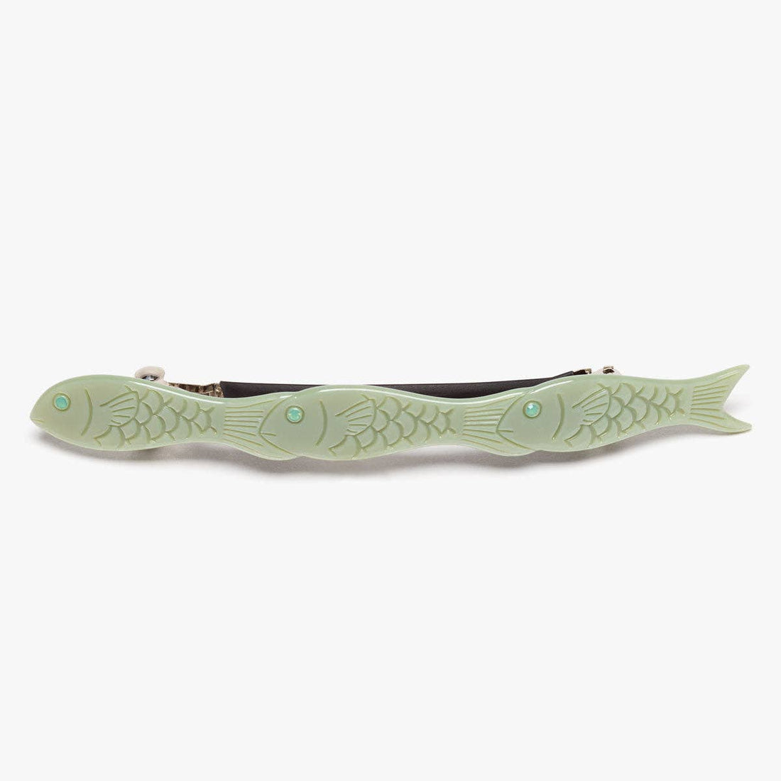 Jade Fish Acetate French Barrette