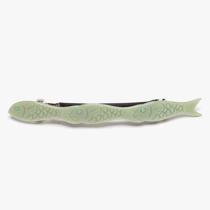 Jade Fish Acetate French Barrette