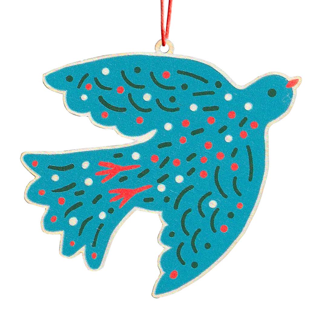 Wooden Bird Ornament
