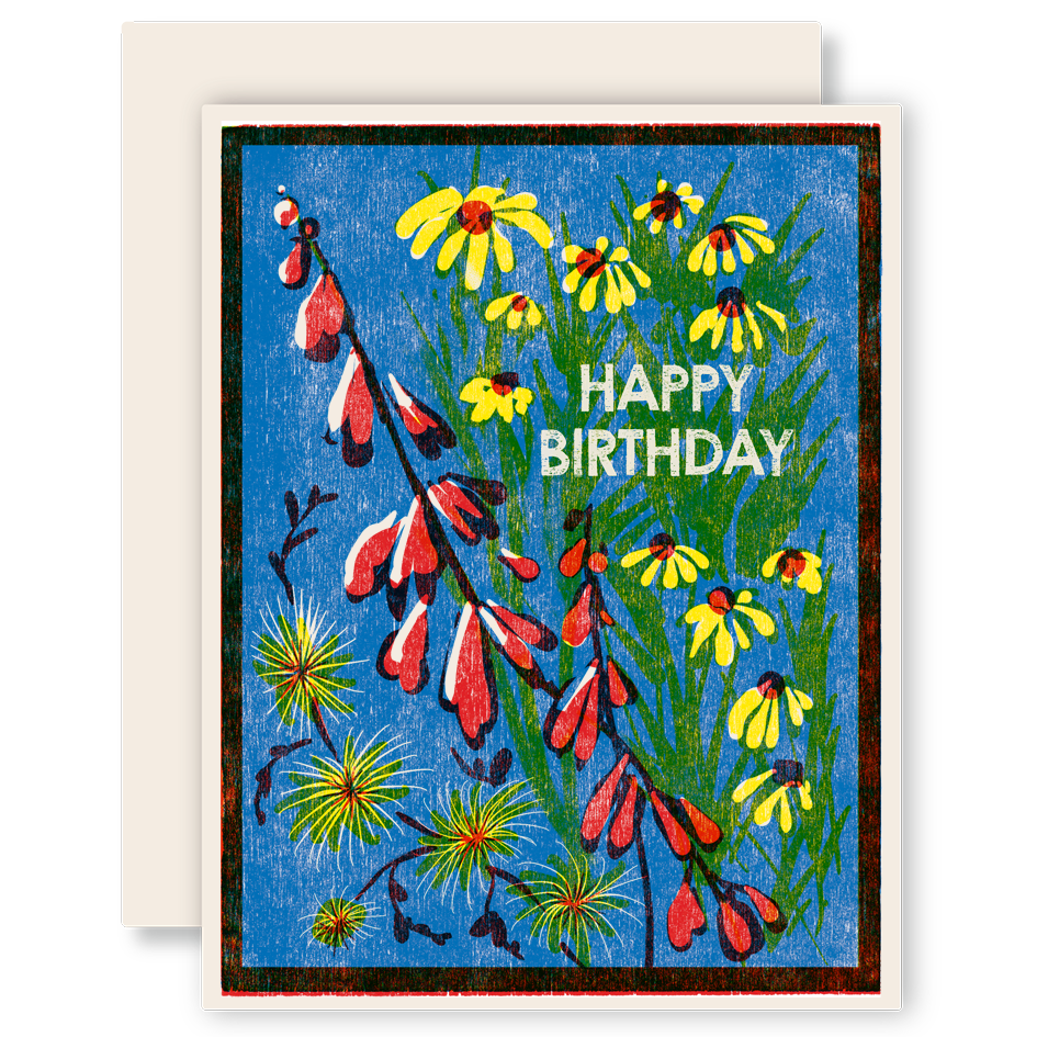 Happy Birthday (Wildflowers) Card