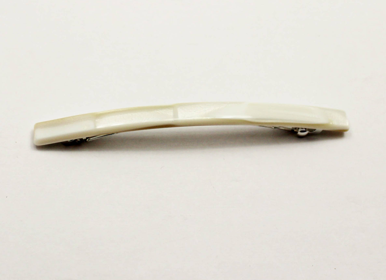 French Barrettes: Ivory