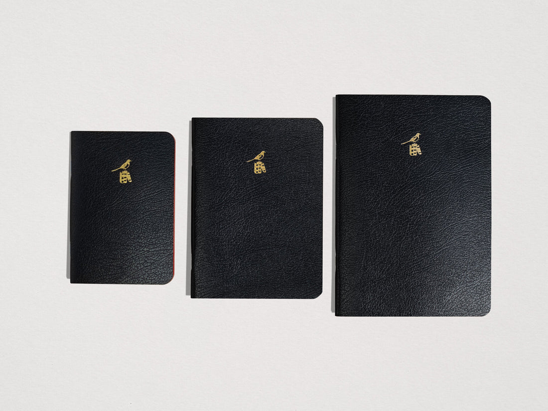 Bieffe Roma Notebook - Black Medium