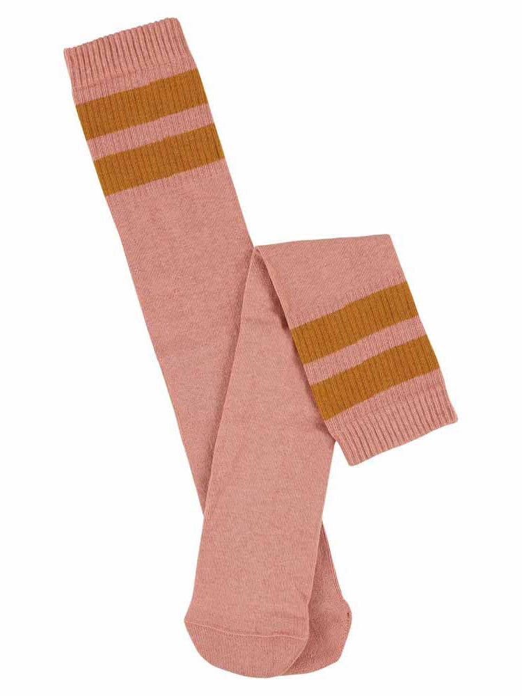 Stripe Tube Socks - Pink &amp; Pumpkin