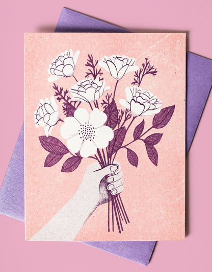 Lavender Bouquet Card