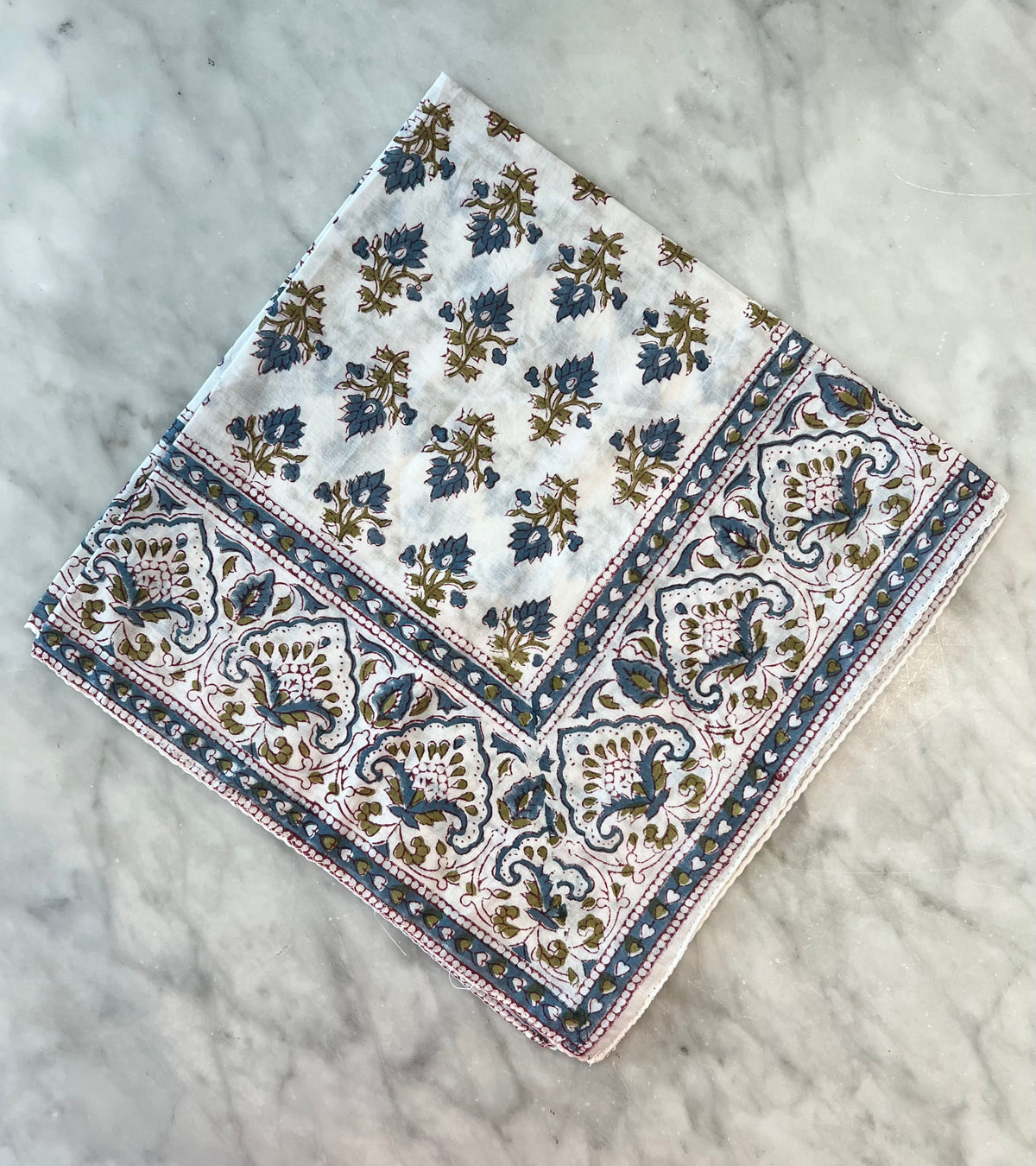 Block Printed Kerchief – FOLK