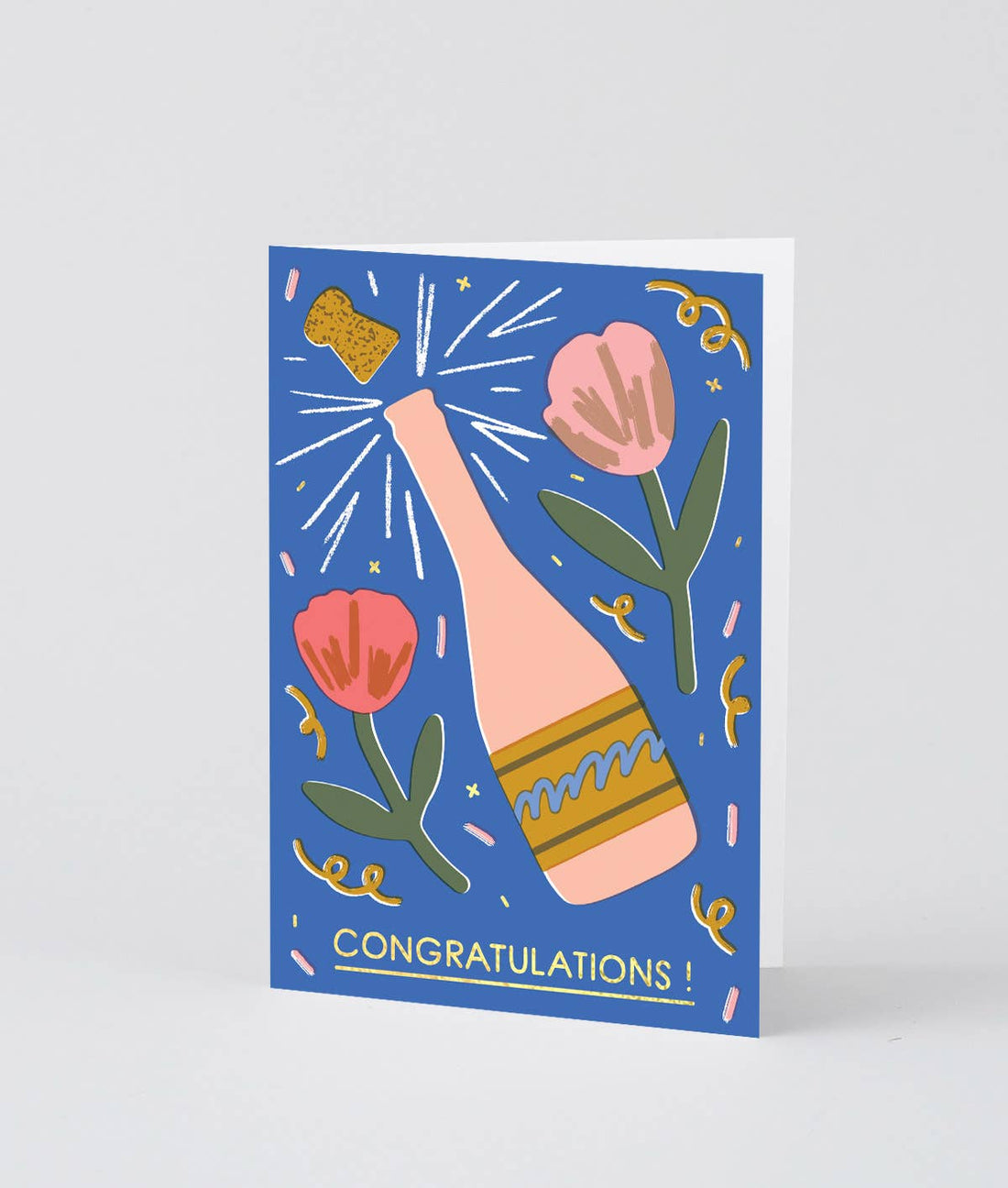 Champagne Congratulations Card