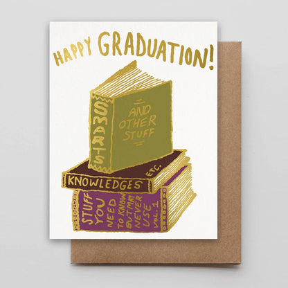 Important Books Graduation Card