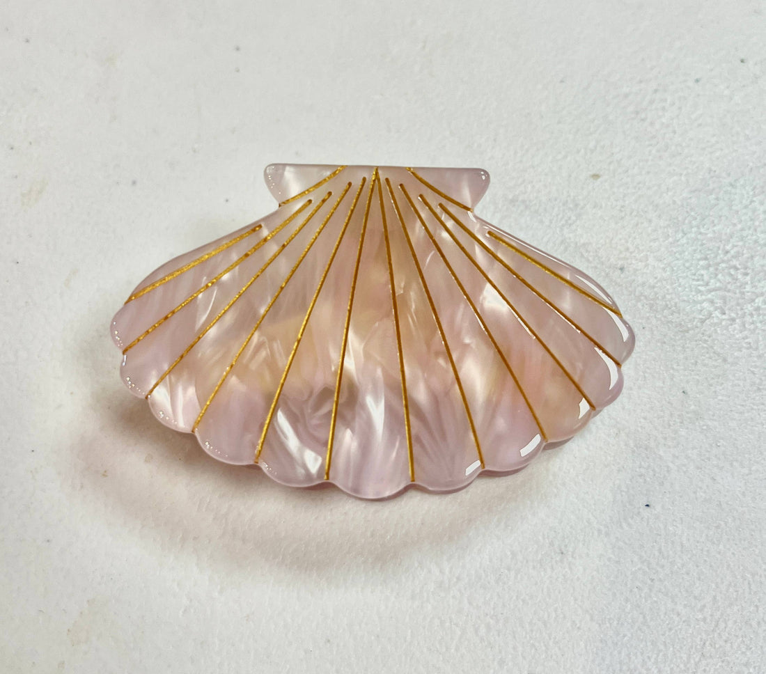 Large Shell Clip: Rosette